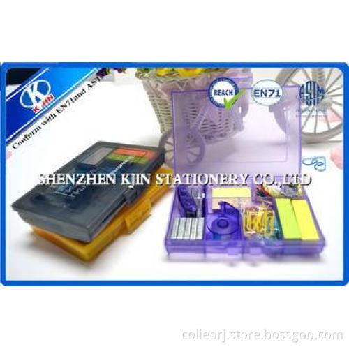 3 Colors Rectangle Mini Office Stationery List with Stitche